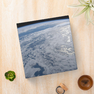 Sun's Glint Beaming On The South Pacific Ocean. Binder