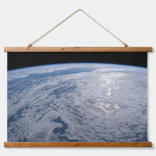 Sun's Glint Beaming On The South Pacific Ocean. Hanging Tapestry