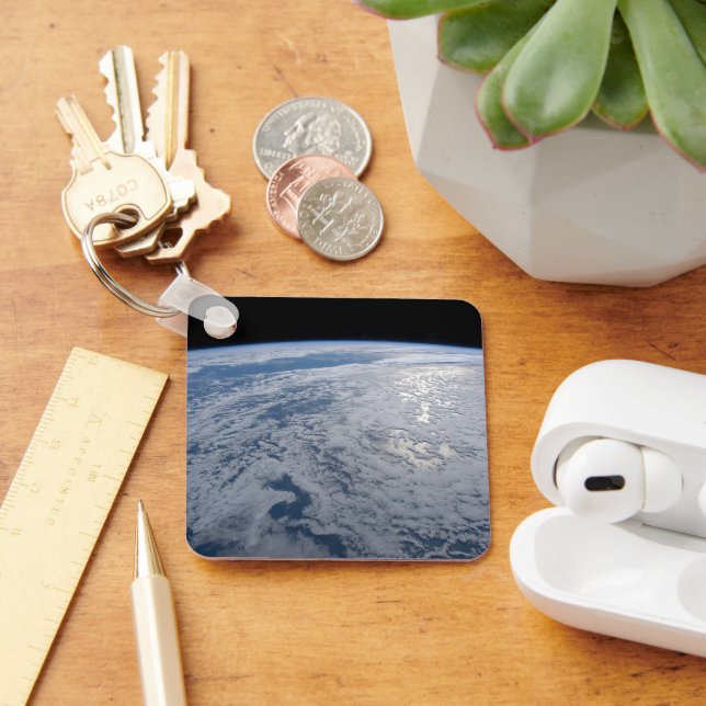 Sun's Glint Beaming On The South Pacific Ocean. Keychain (Desk)