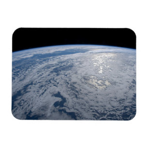 Sun's Glint Beaming On The South Pacific Ocean. Magnet