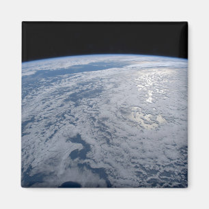 Sun's Glint Beaming On The South Pacific Ocean. Magnet