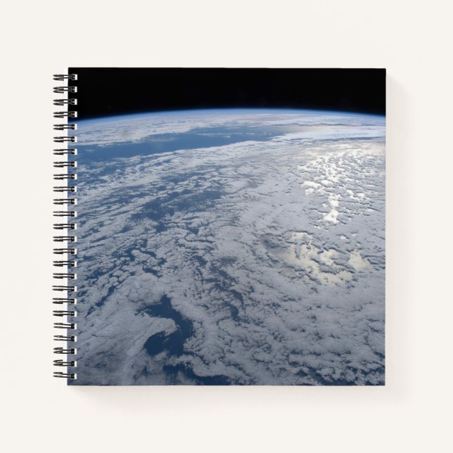 Sun's Glint Beaming On The South Pacific Ocean. Notebook (Front)