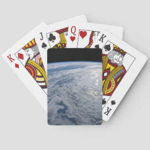 Sun's Glint Beaming On The South Pacific Ocean. Playing Cards