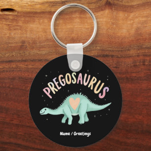 Sun's Out Bumps Out Groovy Pregosaurus Funny Dino Keychain