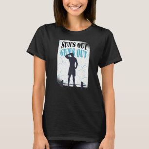 Sun's Out Guns Out Graphic Men Women Bodybuilding T-Shirt