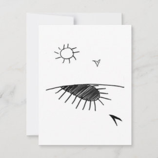 Sun's Shadow - A study - 2 RSVP Card