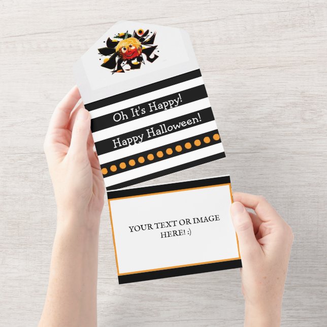 SUNS! SUNSHINE! HALLOWEEN SUNSHINE! ALL IN ONE INVITATION (Tearaway)