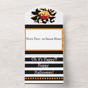 SUNS! SUNSHINE! HALLOWEEN SUNSHINE! ALL IN ONE INVITATION