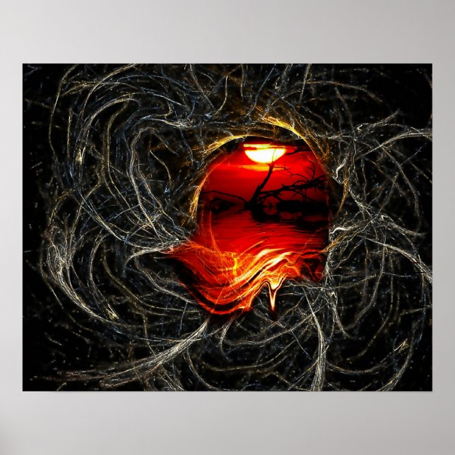Sunsation Red Sunset Melts Poster (Front)