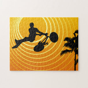 sunscene cycling jigsaw puzzle