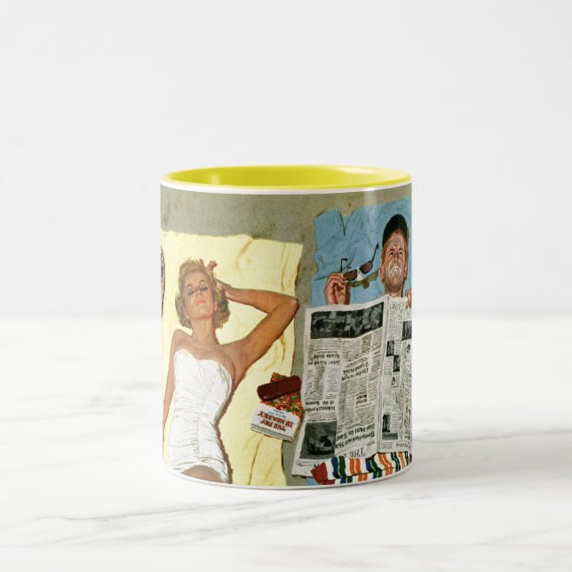 Sunscreen? Two-Tone Coffee Mug (Center)