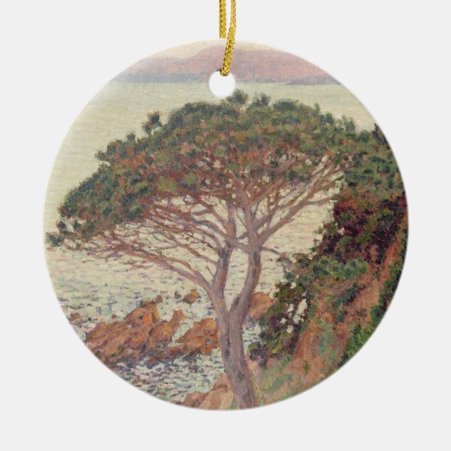 Sunset, 1916 (oil on canvas) ceramic ornament (Front)