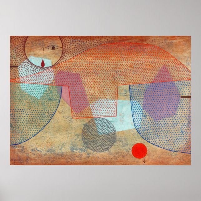 Sunset, 1930 by Paul Klee Poster (Front)