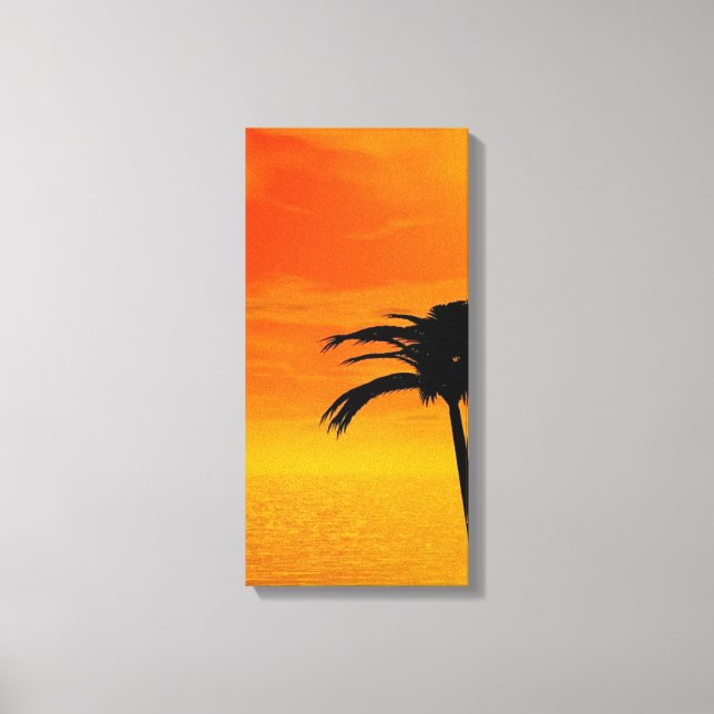 Sunset 1-4 canvas print (Front)