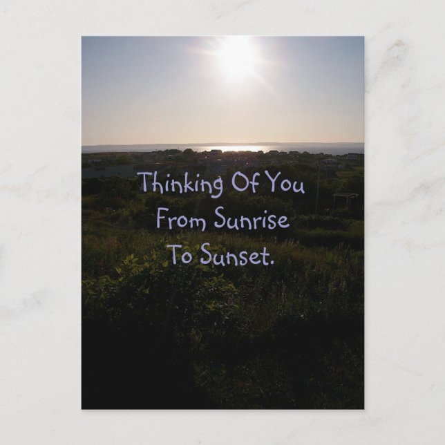 Sunset 1 Postcard (Front)