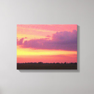 Sunset 2004 Photo By Mark Edward Westerfield. Canvas Print