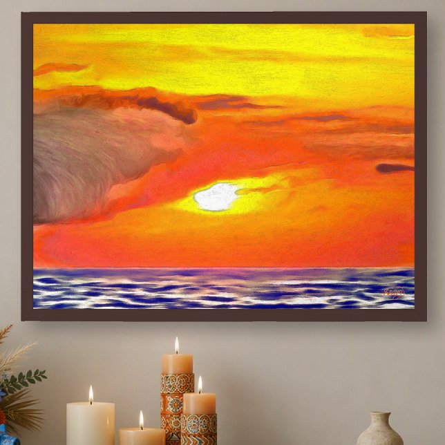 Sunset 2443 Art Print (Creator Uploaded)