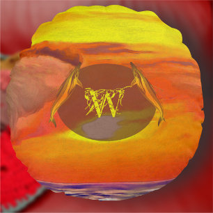 Sunset 2443 round pillow