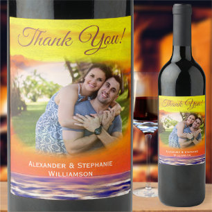 Sunset 2443 wine label