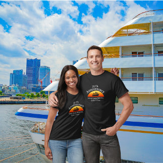 Sunset 25th Anniversary Cruise Black personalize T-Shirt