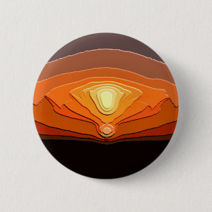 SUNSET 2 INCH ROUND BUTTON