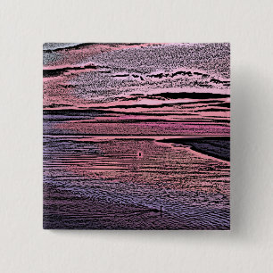 SUNSET 2 INCH SQUARE BUTTON