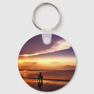 sunset 2 keychain