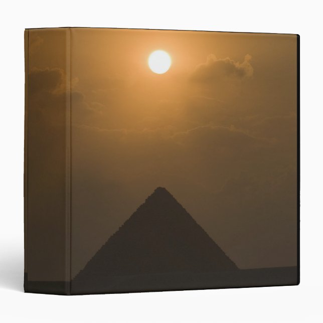 Sunset above The Great Pyramid Binder (Front/Spine)