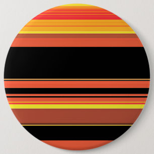 SUNSET ABSTRACT 6 INCH ROUND BUTTON