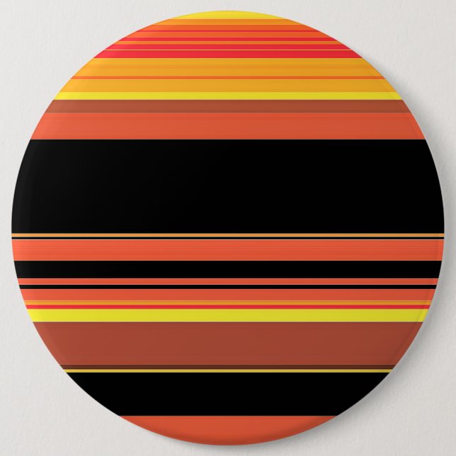 SUNSET ABSTRACT 6 INCH ROUND BUTTON (Front)