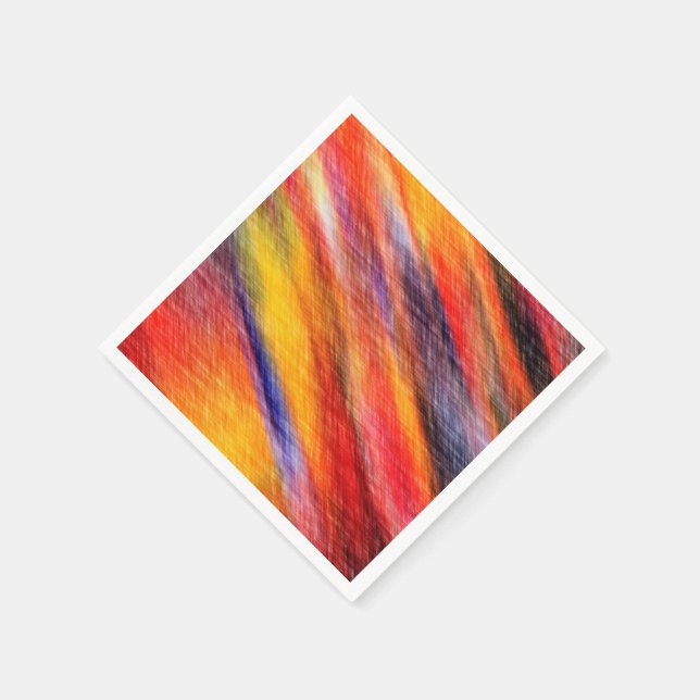 Sunset Abstract Colour Napkins (Corner)