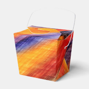 Sunset Abstract Colours Favor Box