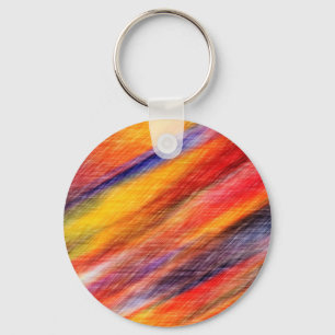 Sunset Abstract Colours Keychain Art