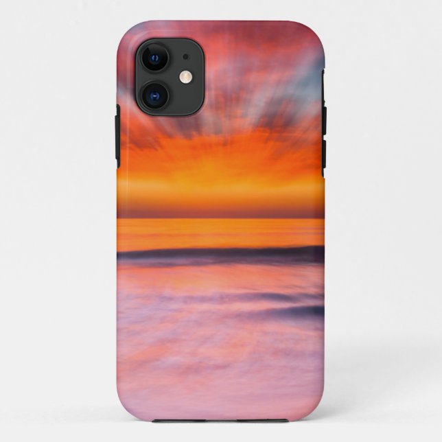 Sunset abstract from Tamarack Beach Case-Mate iPhone Case (Back)