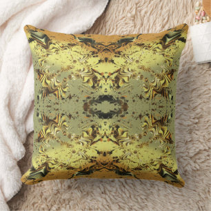 Sunset Abstract Throw Pillow