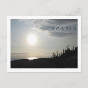 Sunset - Acadia National Park Postcard