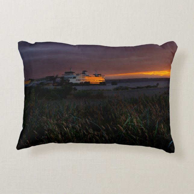 Sunset Accent Pillow (Back)