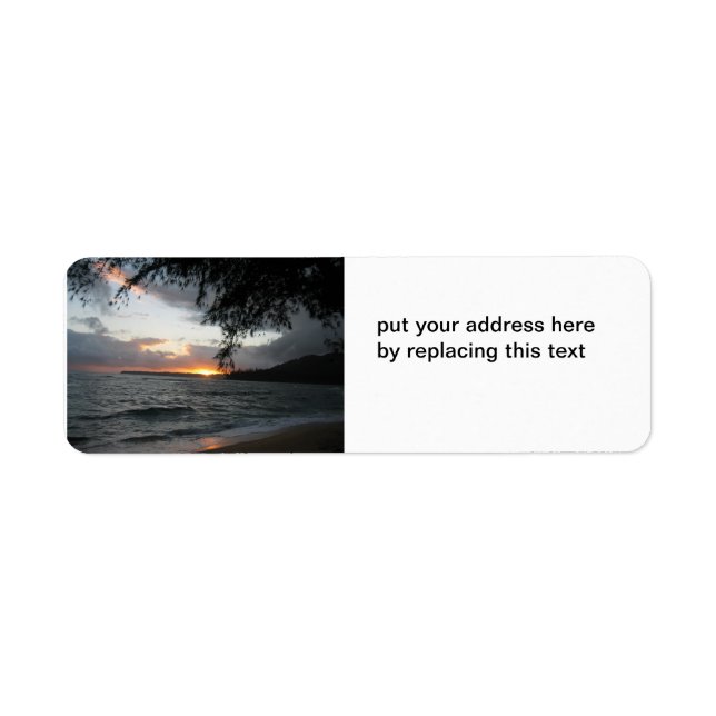 Sunset address labels (Front)