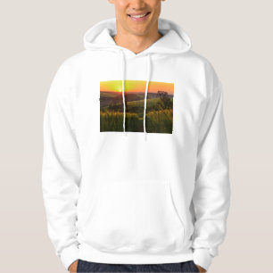 Sunset Agriculture Wheat Hoodie
