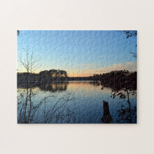Sunset 'Almost Gone' by Shirley Taylor Jigsaw Puzzle