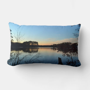 Sunset 'Almost Gone' by Shirley Taylor Lumbar Pillow