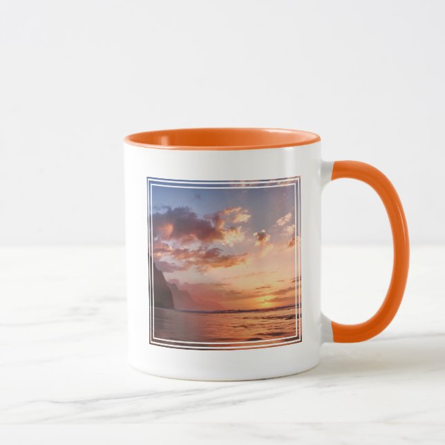 Sunset Along The Kauai Coast Mug (Right)