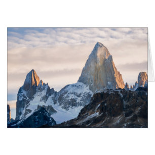 Sunset And Clouds Over Mt Fitzroy