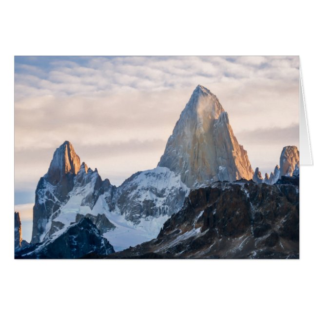 Sunset And Clouds Over Mt Fitzroy (Front Horizontal)