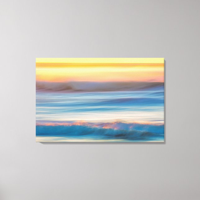 Sunset and Ocean | Cape Disappointment State Park Canvas Print (Front)