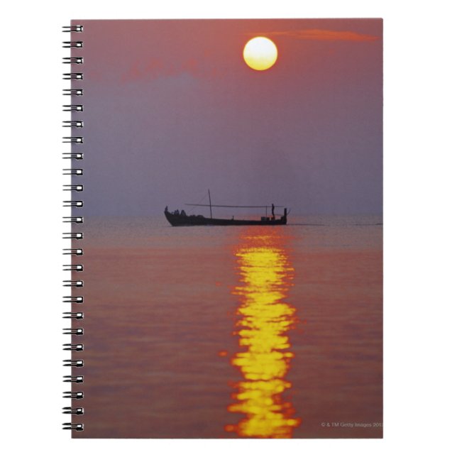 Sunset and Sea 2 Notebook (Front)