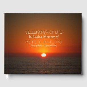 Sunset and Sea Celebration of Life Livre d'or