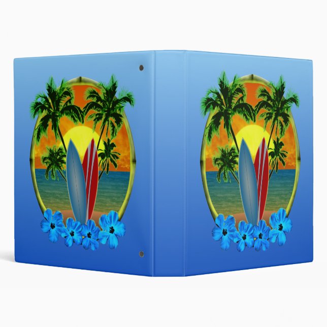 Sunset And Surfboards Binder (Background)