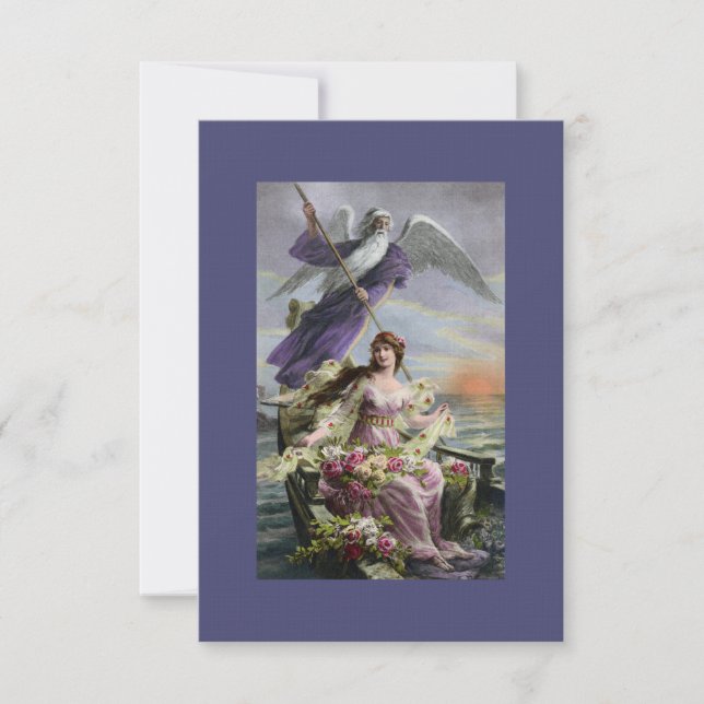 Sunset Angel, the Last Journey Invitation (Front)