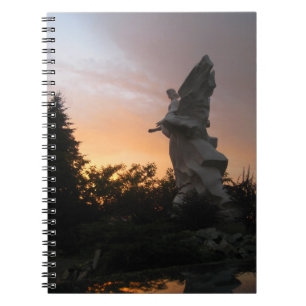 Sunset Angel - Ukraine Notebook